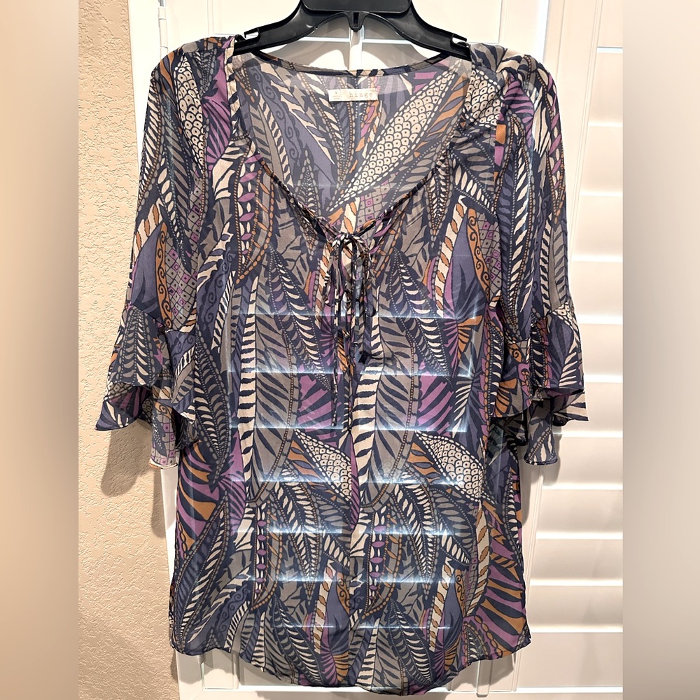 Hinge - Sheer Blouse or Swim Coverup